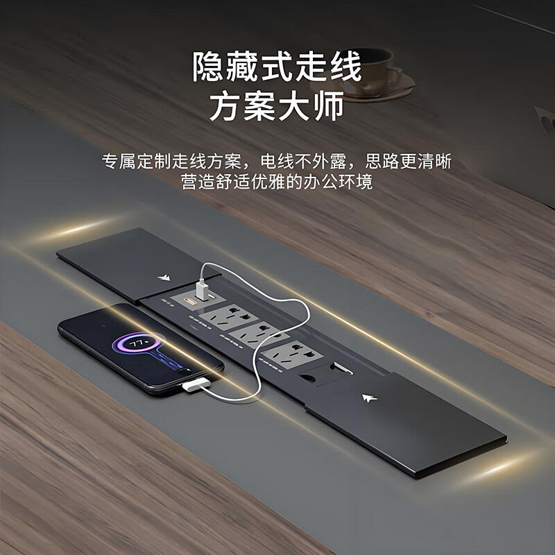 Saint li office conference table bench - minimalist modern large bench training table - negotiation office furniture