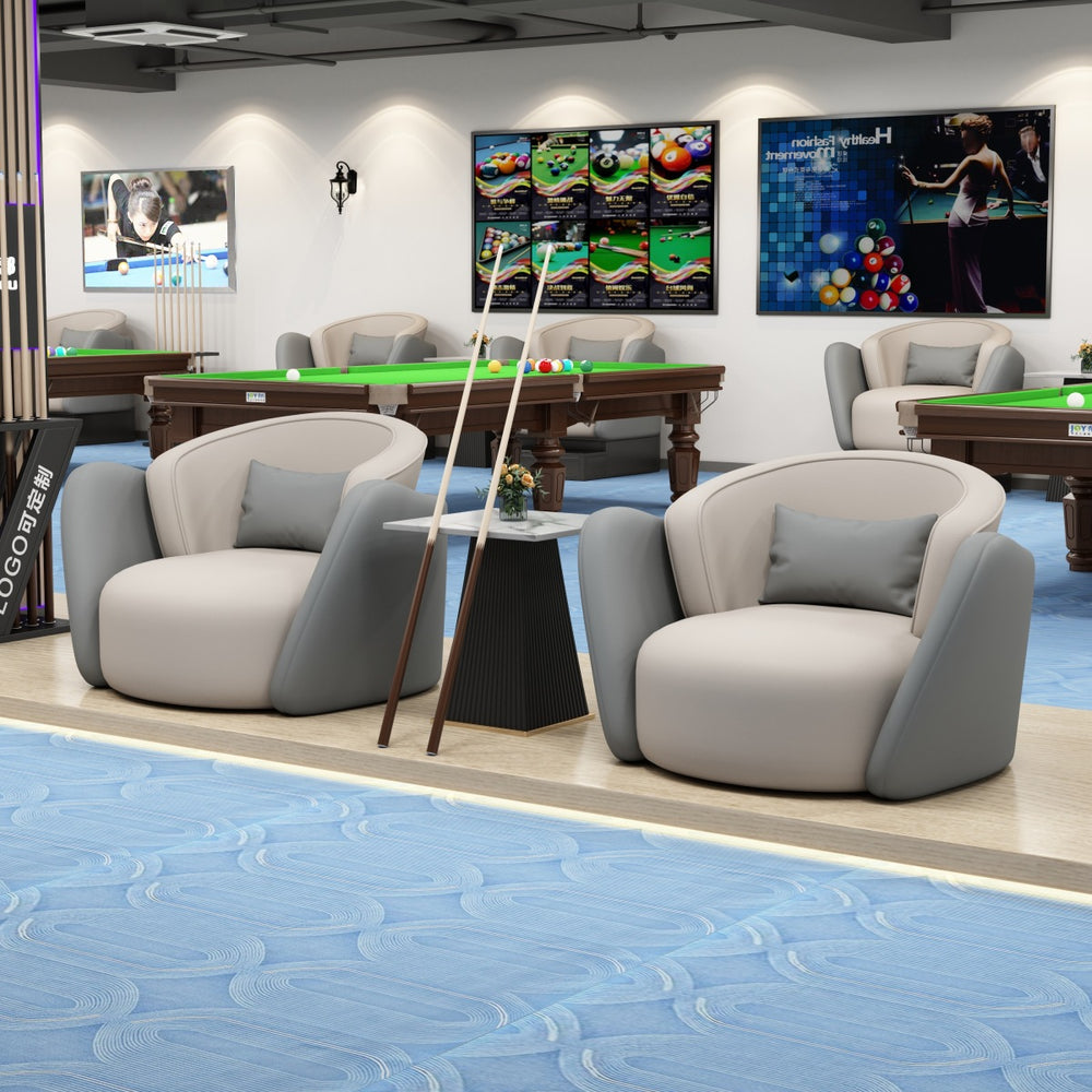 New casual billiards sofa chair billiards hall special ball watching chair double casual negotiation table and chair combination