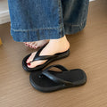 Flip-flops japanese style easiest for matchcasual style flats student outwearplaid vacation beach flip-flop sandals for women summer