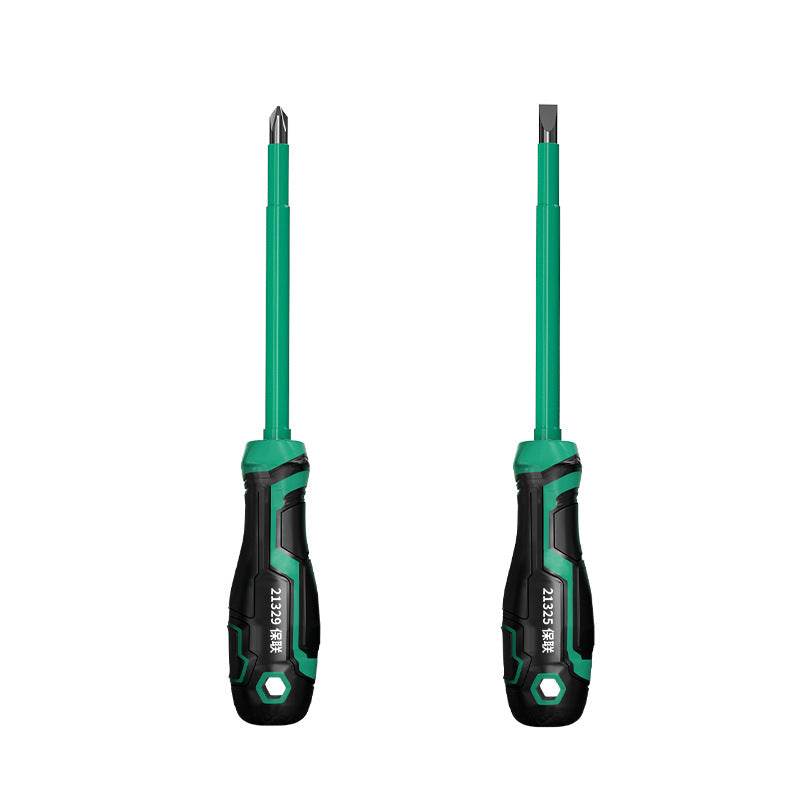 Insulated screwdriver cross-shaped strong magnetic for home repair screwdriver plum blossom electrician screwdriver tool