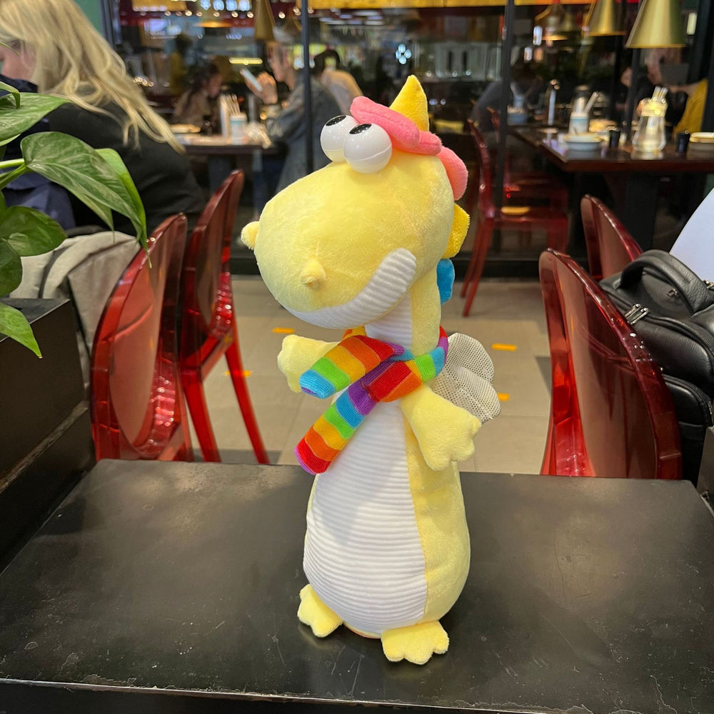 Wholesale cross-border cute dinosaur plush doll - singing, dancing, and swinging plush toy - creative gift for kids