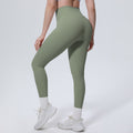 new arrival brushed yoga pants high waist hip lift anti-roll peach butt fitness pants quick-drying tight sports pants for women