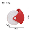 Multifunctional pastry cutting wheel pizza curling wheel roller knife manual twist wheel cutter baking tool cross-border