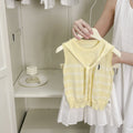 [summer clothing big sale free shipping] k-style children's clothing  new summer girls knitting pro vest children's pleated