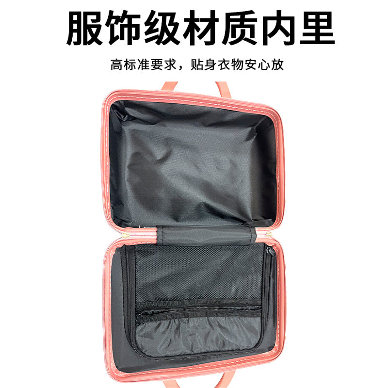Household luggage storage box, special cosmetic case for makeup artist, storage area, portable going out large-capacity cosmetic bag