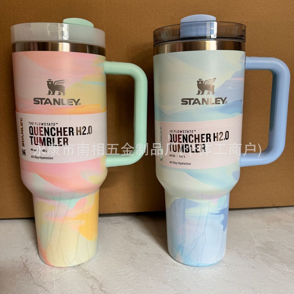 Stanley stanley 2nd generation 40oz thermos cup 304 stainless steel straw cup outdoor car cup large capacity