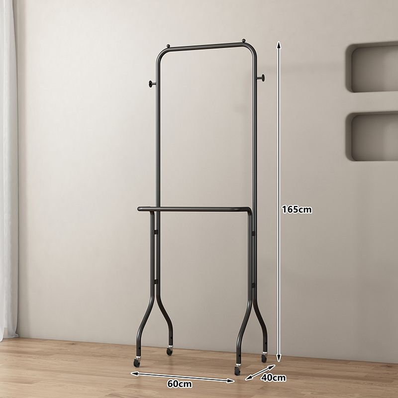 Casual clothes hanger italianaccessible luxury bedroom accessible luxury storage cream for home space floor-standing clothes coat rack shelf