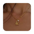 European and american cross-border hot seller: fashionable, minimalist, unique, and creative design pterosaur pendant - brass with real gold plating necklace