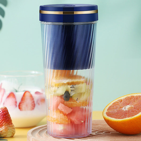 Wireless Portable Fruit Juicing Cup, Electric Mini Juicer USB Charging Small Cooking Machine Handheld Juicer