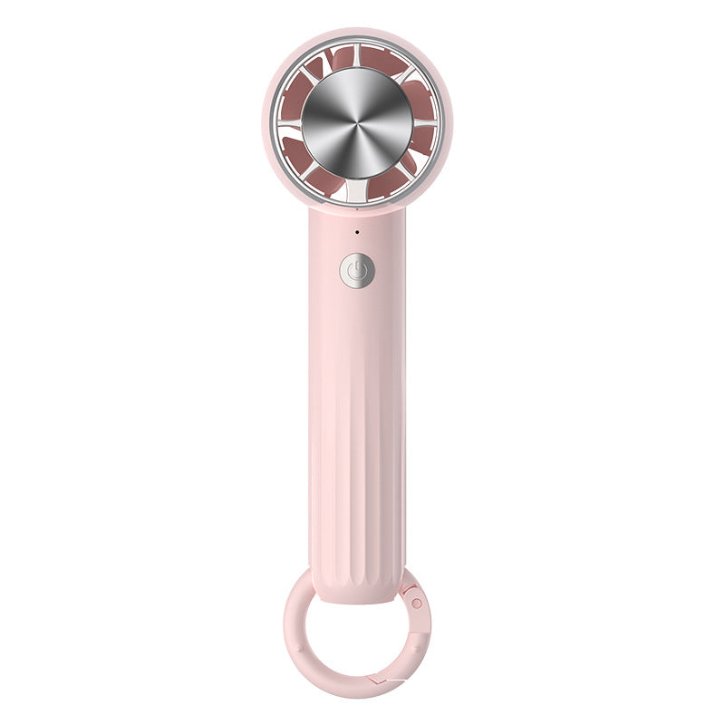 outdoor handheld cooling fan for home desktop usb portable hiking buckle high wind mini fan