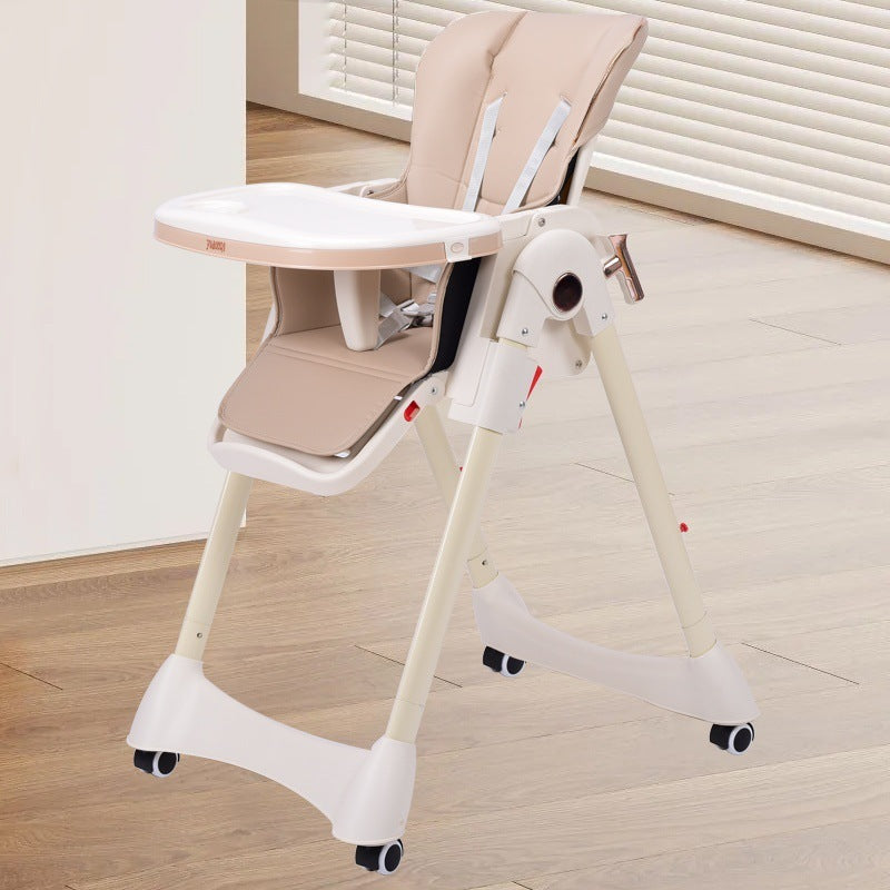 Baby dining chair foldable, reclining, rocking, portable baby eating seat, home baby meal rocking chair