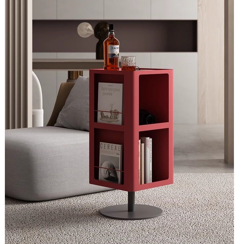 Sofa side table, side cabinet, living room rotate magazine side cabinet, storage cabinet, bedroom bedside table, bookshelf, storage rack