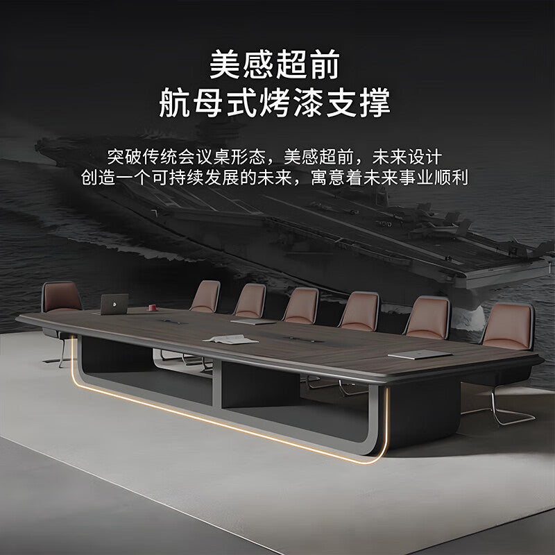 Saint li office conference table bench - minimalist modern large bench training table - negotiation office furniture
