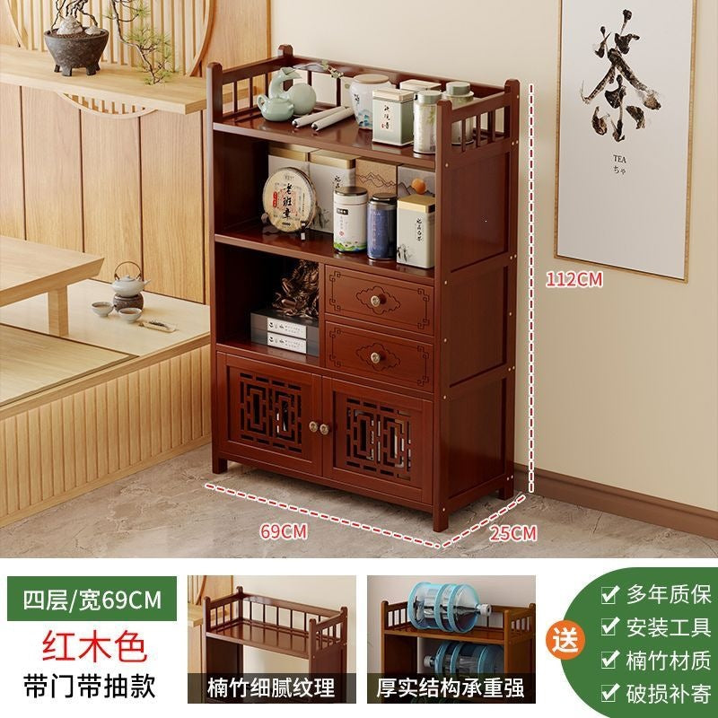New chinoiserie bogu rack small tea cabinet tea set storage rack tea display rack tea rack tea room tea cabinet ornaments