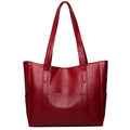 new arrival shoulder bag pu texture women's bag casual large capacity bag fashioneasiest for matchsatchel tote bag