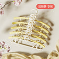 Plastic children's clothes hanger for home retractable clothes support baby non-slip clothes support baby clothes drying rack