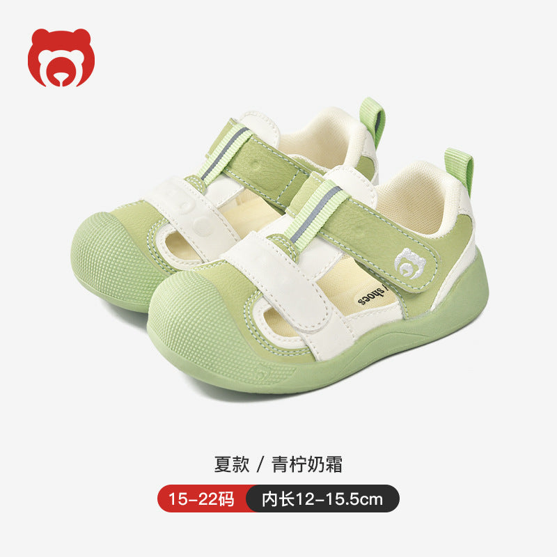 Summer new arrivals: baby boys' first walker sandals, infant soft-soled functional cartoon shoes, toddler footwear for ages 1-3