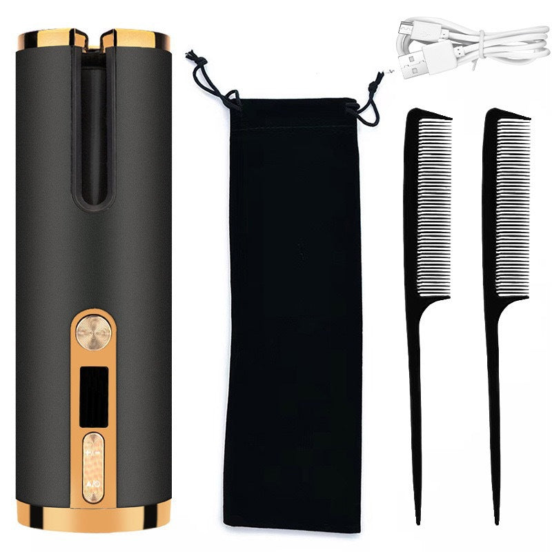 new usb lazy hair curling wireless charging portable curling iron fully automatic foreign trade hair curler manufacturer