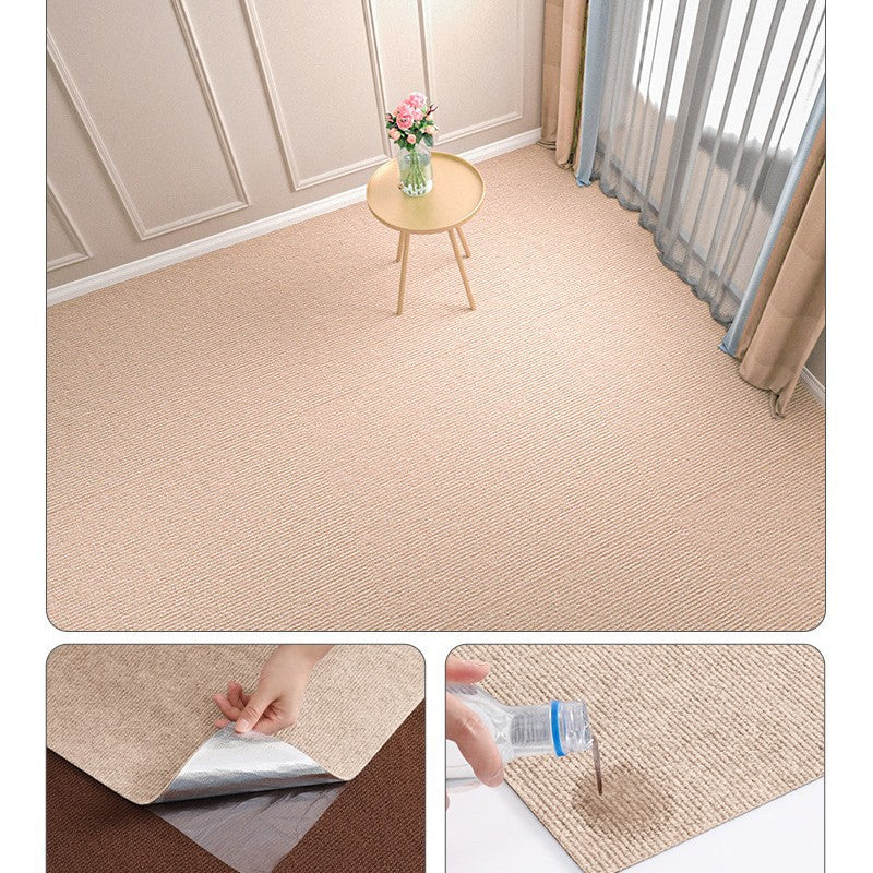 Spot splicing carpet square blanket non-slip living room bedroom children's room sound insulation floor mat dirt-resistant cat scratch self-adhesive carpet