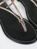 Women's flat slippers - new summer 2025 collection - export quality, flip-flop, herringbone, minimalist, casual beach sandals