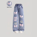 independent station teen girls' jeans - new loose fit straight leg pants - trendy & stylish