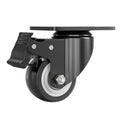 Silent brake universal wheel load-bearing caster flatbed truck roller directional steering wheel pulley trolley