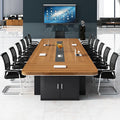 Saint li large conference table - modern minimalist rectangular table for meetings, negotiations, and training
