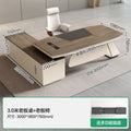 [upgraded e0 board] 3.0m boss table + side cabinet + chair