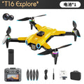 T16 drone: 5g screen control, brushless motor, optical flow hovering, extended flight time, intelligent obstacle avoidance, esc, dual camera remote control aircraft