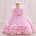 kids dress princess skirt western style girl mesh tutu skirt piano performance dress baby girl dress summer