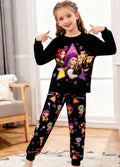 New girls' pants set - witcher squad style - kids' long sleeve and pants outfit for mid-to-large children