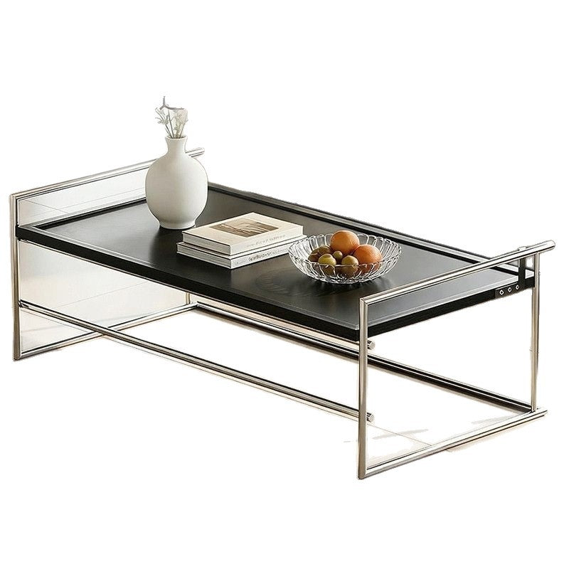Rio coffee table stainless steel flip tea table living room for home computer table tea table designer coffee table desk all-in-one