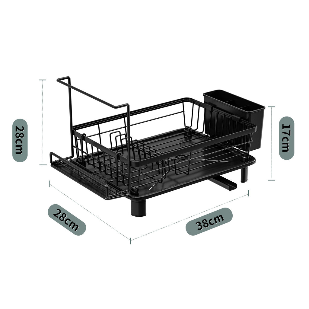 Cross-border Dish Drain Rack Multifunctional Dish Storage Box Countertop Dish Rack Sponge Rack Kitchen Shelf