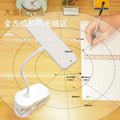 Clip-on led desk lamp - perfect for studying, dorm rooms, kids, eye protection, reading, charging, bedroom, and bedside use