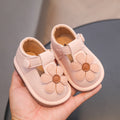 Autumn new baby flats 0-1-2 years soft sole first walker shoes girls princess style squeaky shoes outdoor baby shoes