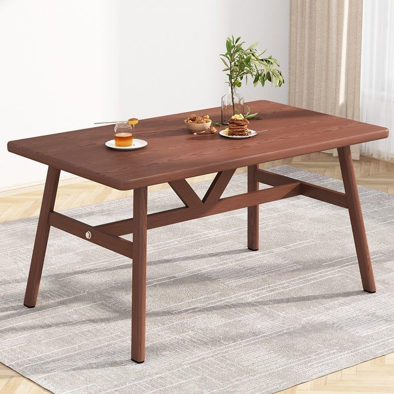 Dining table small apartment for home modern casual dining table and chairs commercial fast food restaurant table and chairs combination dining table rectangular table