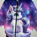 Kids' hoodie jacket, cross-border hot seller: cute cartoon print fashion zip-up hoodie for girls, dropshipping available