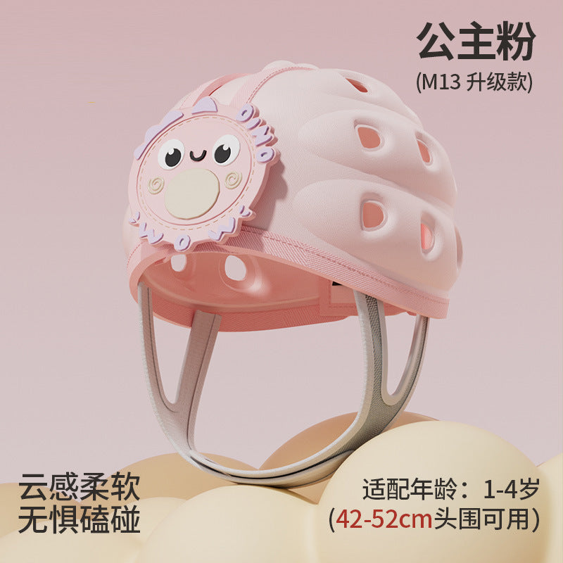 Bulk baby infant crawling head protector kids helmet protective cover toddler anti-fall infant head protection anti-collision hat