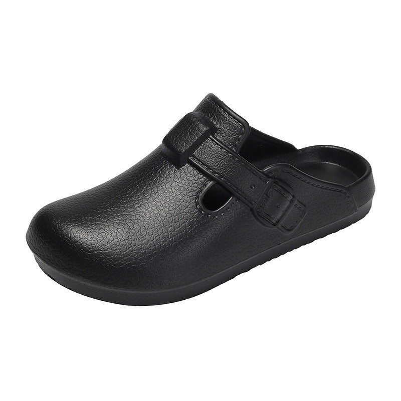 Foreign trade Birkenstock shoes men's summer EVA bag head half slippers light lazy single shoes wear retro thick-soled sandals women