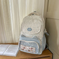 Summer cartoon print cat lightweight tote bag 2025 new fashionable and cute backpack for elementary school students