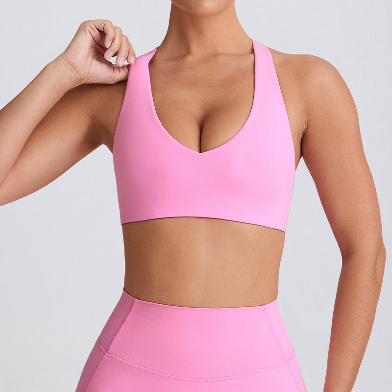 New arrival cross-border sports intimates sling nude yoga clothes outdoor fitness quick-drying yoga pants yoga clothes suit for women