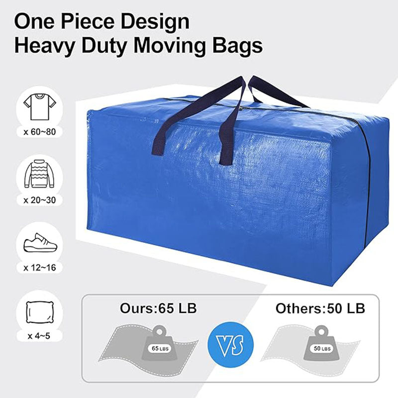 Storage bag for quilts and clothes, portable shoulder moving bag, large-capacity waterproof luggage in household dormitory.