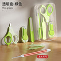 Jc-transparent box set-green + luminous ear picks