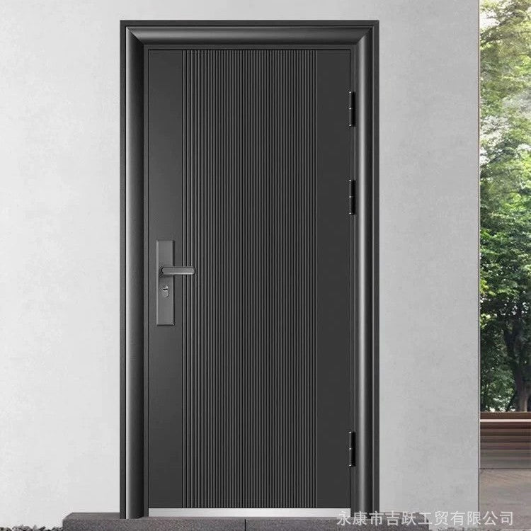Factory direct sales wholesale security door 7cm entrance single and double double door entrance door rental house project door