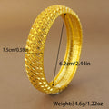 dubai women's bracelet middle eastern gold bracelet ethiopian saudi arabian wedding bridal jewelry