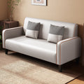 Accessible luxury fabric sofa apartment small apartment living room sofa no-wash technical cloth double three-person simple small sofa wood