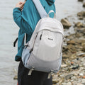 Outdoor backpack color block student backpack college style casual outdoor travel college student schoolbag lightweight backpack for men