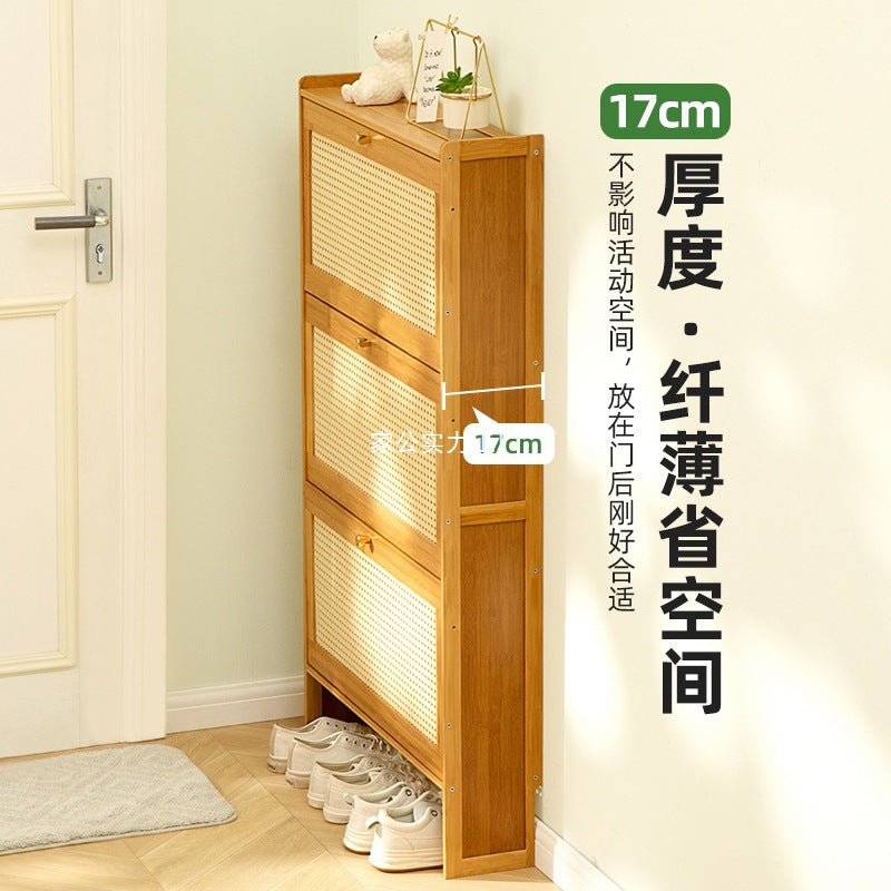 Simple shoe rack household door multi-layer with door dust-proof entry shoe rack shoe cabinet high vertical integrated storage rack