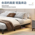 Floating bed modern casual japanese style normcore silent double bed all-steel row frame master bedroom iron bed frame