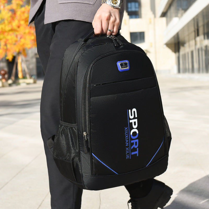 New business backpack Oxford cloth travel bag wear-resistant backpack trend computer bag leisure student schoolbag